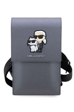 Karl Lagerfeld: Серебристая сумка 