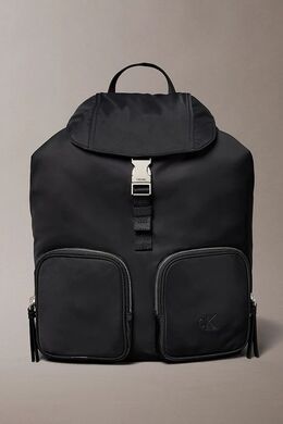 Calvin Klein: Чёрный рюкзак 