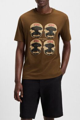 HUGO: Футболка с принтом 