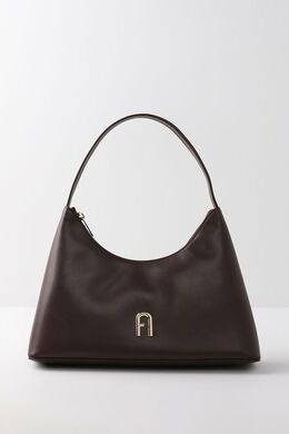 Furla: Коричневая сумка 