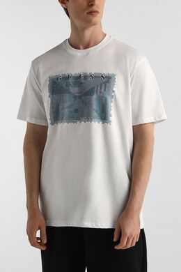 Guess: Хлопковая футболка 