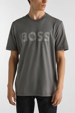 BOSS: Хлопковая футболка 