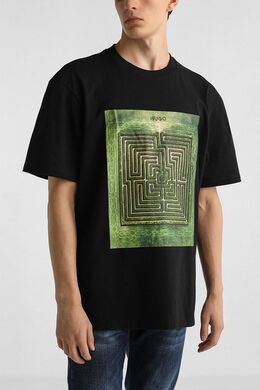 HUGO: Хлопковая футболка 