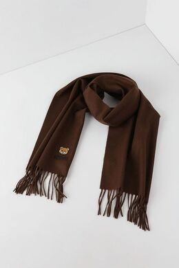 Moschino: Коричневый шарф 