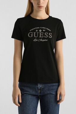 Guess: Хлопковая футболка 