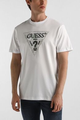 Guess: Хлопковая футболка 