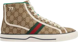Кроссовки Gucci Tennis 1977 High Beige Ebony, бежевый 625807 hvk70 9765 | beige ebony