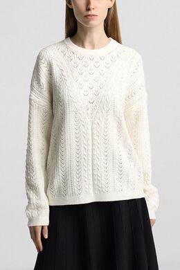 Guess: Белый свитер 