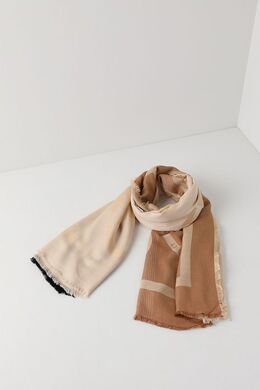 TWINSET: Бежевый шарф 