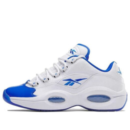 Кроссовки question low 'white electric cobalt' Reebok, белый 100033891 | white/electric cobalt/core black
