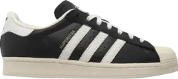 Adidas Кроссовки Superstar 'Debossed Stripes - Black Cream White', черный id4676 | black