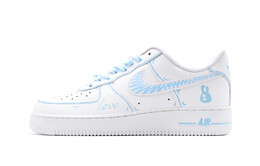 Мужские кроссовки для скейтбординга Nike Air Force 1, Blue/White cw2288-111(team140-蓝色漫画) | blue/white