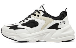 Кроссовки Skechers Chunky Sneakers Men Low-top White/black/meter, белый 118322-bkw | white black rice