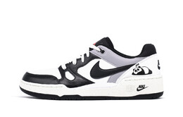 Кроссовки Nike Full Force Skateboard Shoes Men Low-Top Black White fb1362-101(team140-慵懒熊猫) | black/white