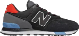 Кроссовки New Balance 574 'Black Velocity Red', черный ml574jho | black