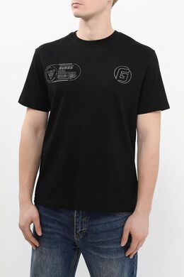 Guess: Хлопковая футболка 