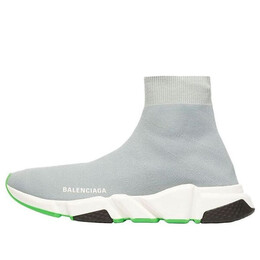 Кроссовки speed 1.0 sneakers 'grey green' Balenciaga, серый 530351w05g01342 | grey/green/white/black