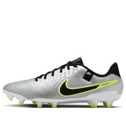Кроссовки tiempo legend 10 academy mg 'metallic silver volt' Nike, серебряный dv4337-001 | metallic silver/volt/black