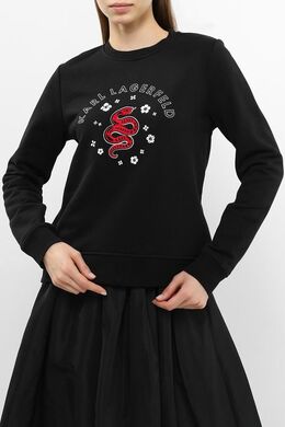 Karl Lagerfeld: Хлопковый свитшот 
