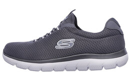 Кроссовки Skechers Summits Lifestyle Shoes Men Low-top Charcoal, серый/белый 52811-char