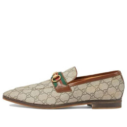 Кроссовки loafer with horsebit 'beige' Gucci, бежевый 759648-faciq-9756 | beige