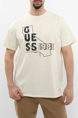 Guess: Хлопковая футболка 