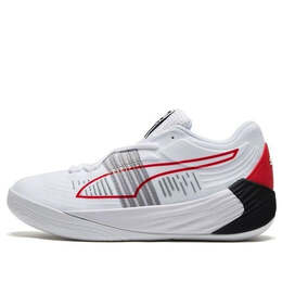 Кроссовки fusion nitro 'white high risk red' Puma, белый 195514-04 | white/red