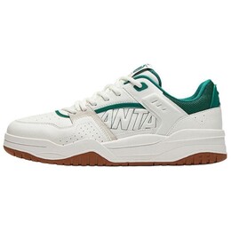 Кроссовки для скейтбординга Slam, мужские, с низким верхом, цвета слоновой кости / зеленого малахита / серого и песчаного Anta 112448032-3 | ivory / malachite green / mud and sand grey