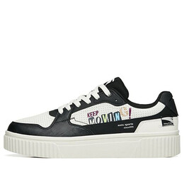 Кроссовки классические стильные низкие Anta, белый 112238062-2 | ivory white/black