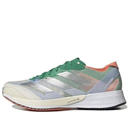 Кроссовки adizero adios 7 Adidas, зеленый hq3699 | green/white