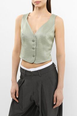 Guess: Зелёный жилет 