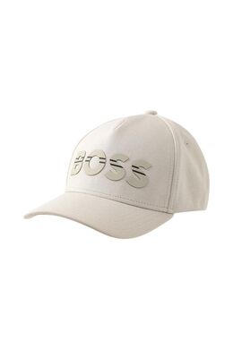 BOSS: Бежевая кепка 
