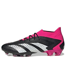 Кроссовки хищник точность.1 ag Adidas, черный gw4624 | core black/cloud white/team shock pink