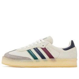 Кроссовки x Ронни Фиг x Кларкс Самба на 8-й улице Adidas, белый ie4032 | chalk white/collegiate green/crimson/navy