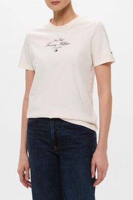 Tommy Hilfiger: Хлопковая футболка 