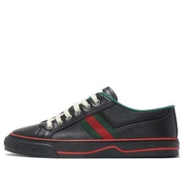 Кроссовки tennis 1977 'black' Gucci, черный 643485-17l10-1060 | black/green/red