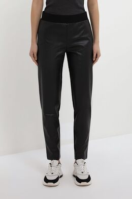 Ea7: Кожаные брюки 