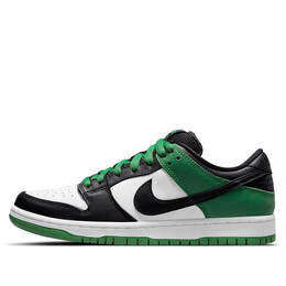 Кроссовки sb dunk low pro Nike, белый bq6817-302 | white/green/black