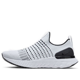 Кроссовки react phantom run flyknit 2 Nike, белый cj0277-100 | true white/black-pure platinum