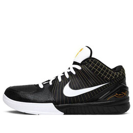Кроссовки зум кобе 4 Nike, черный 344335-011 | black/white/gold