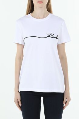 Karl Lagerfeld: Хлопковая футболка 