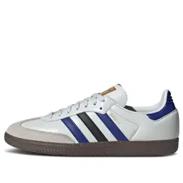 Кроссовки самба ог Adidas, белый id1381 | white/royal blue