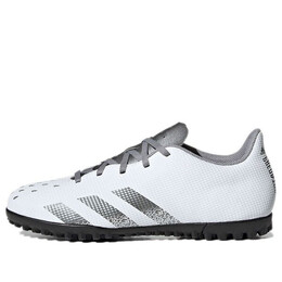 Кроссовки хищник фрик.4 тф Adidas, белый fy6339 | cloud white/iron metallic/solar red