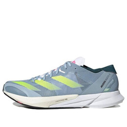 Кроссовки adizero adios 8 кроссовки Adidas, синий h03615 | wonder blue/lucid lemon/lucid pink