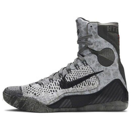 Кроссовки kobe 9 elite xdr Nike, серый 641714-004 | base grey/black