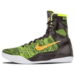 Кроссовки kobe 9 elite Nike, черный 630847-077 | black/green/gold