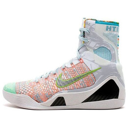 Кроссовки kobe 9 elite premium Nike, серый 678301-904 | grey/silver/blue