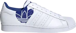 Кроссовки Adidas Superstar 'Trefoil Print - Royal Blue', синий fy2826 | blue