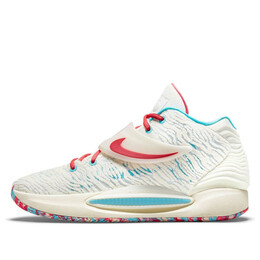 Кроссовки кд 14 Nike, бежевый cw3935-700 | cream/red/blue