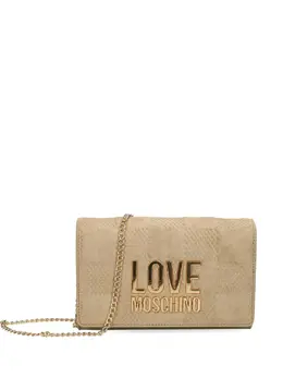Love Moschino chain-strap logo-plaque shoulder bag 32451784